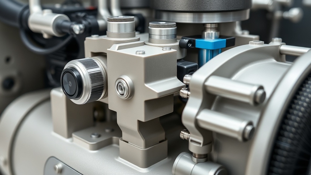 냉장고 하단에 위치한 고효율 디지털 인버터 컴프레서의 부품 상세 모습